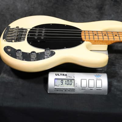 1979 Music Man Stingray Bass - White - OHSC - Leather MM Bag & Strap - Excellent Condition image 19