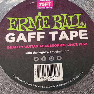 Ernie Ball Gaff Tape 75' Roll P04007 image 7