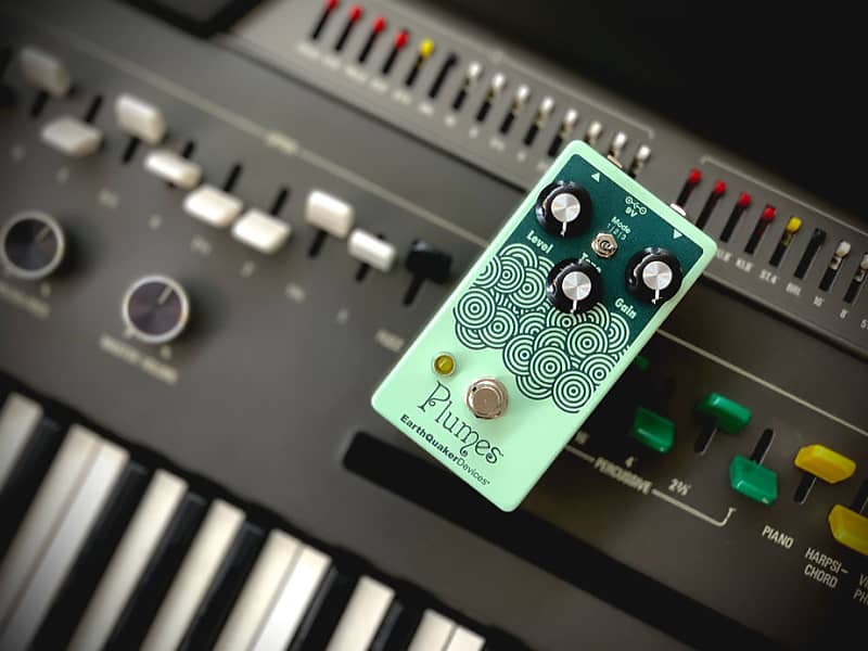 ギター Earth Quaker Devices Plumes EarthQuaker Devices Plumes - B's Music Kitty Green Sparkle