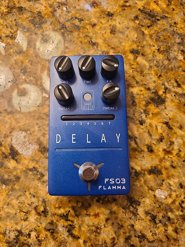 FLAMMA FS03 Stereo Delay Guitar Effects Pedal with 80second Reverb