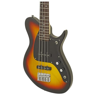 Aria Electric Bass Guitar 3 Tone Sunburst image 3
