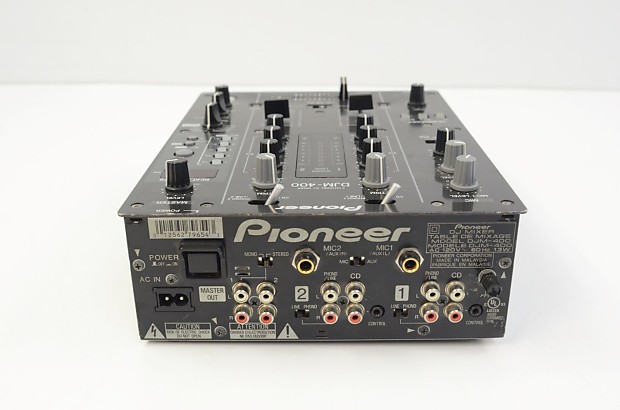 Pioneer DJM-400 2-Channel Professional DJ Mixer | Reverb