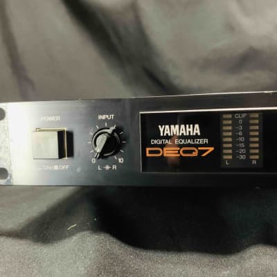 Yamaha Deq-7 Digital Equalizer 80's Rackmount Vintage 1980's 