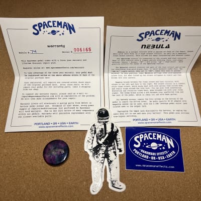 :OPEN BOX SALE: Spaceman Nebula Fuzz/Octave Blender :Limited Silver Edition #74/133: image 4