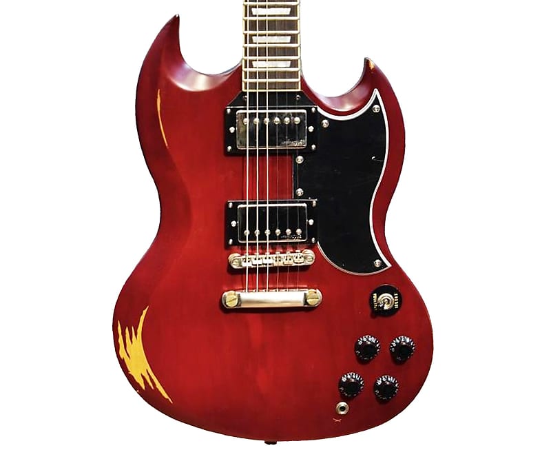 美品！Vintage VS6CR ReIssued/Cherry Red SG Vintage VS6 ReIssued Electric Guitar ~ Cherry Red – Vintage