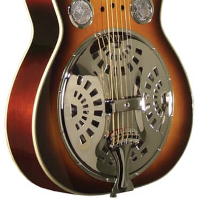 Morgan Monroe MSQ-100-SB Solid Spruce Top Square Style Neck 6-String Resonator Guitar for sale