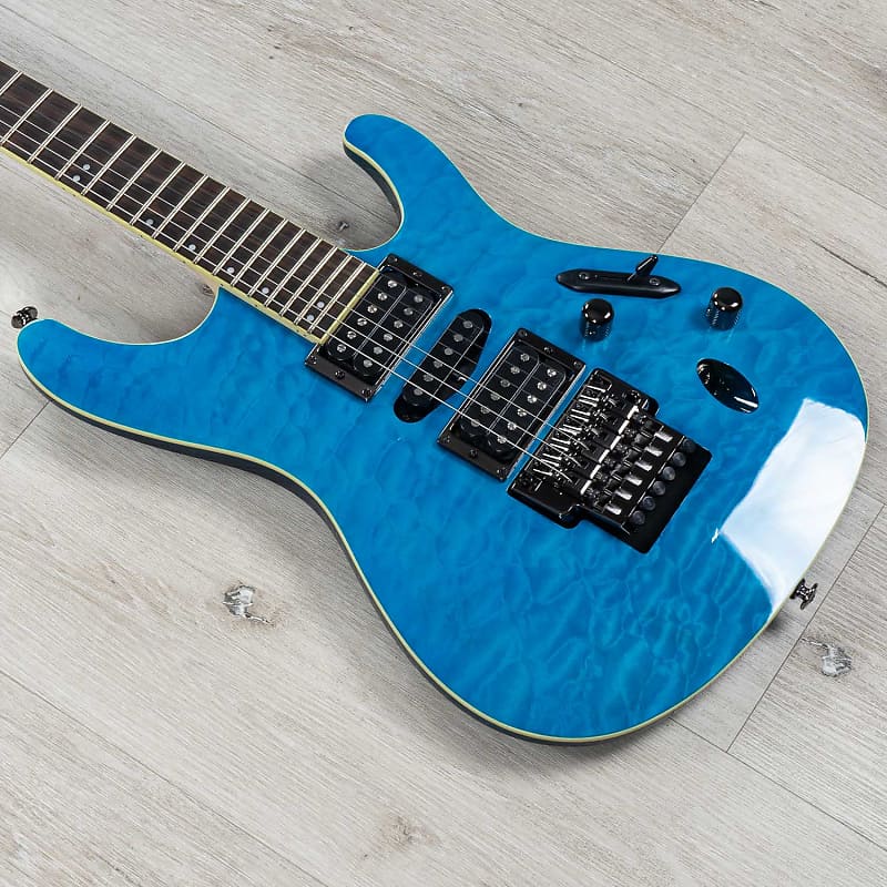 Ibanez S6570Q S Prestige Guitar, Natural Blue, Macassar Ebony Fretboard image 1