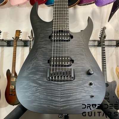 Schecter Custom Shop Keith Merrow KM-7 MK-III Pro USA Signature 7-String Electric Guitar w/ Case-Trans Black Pearl image 9