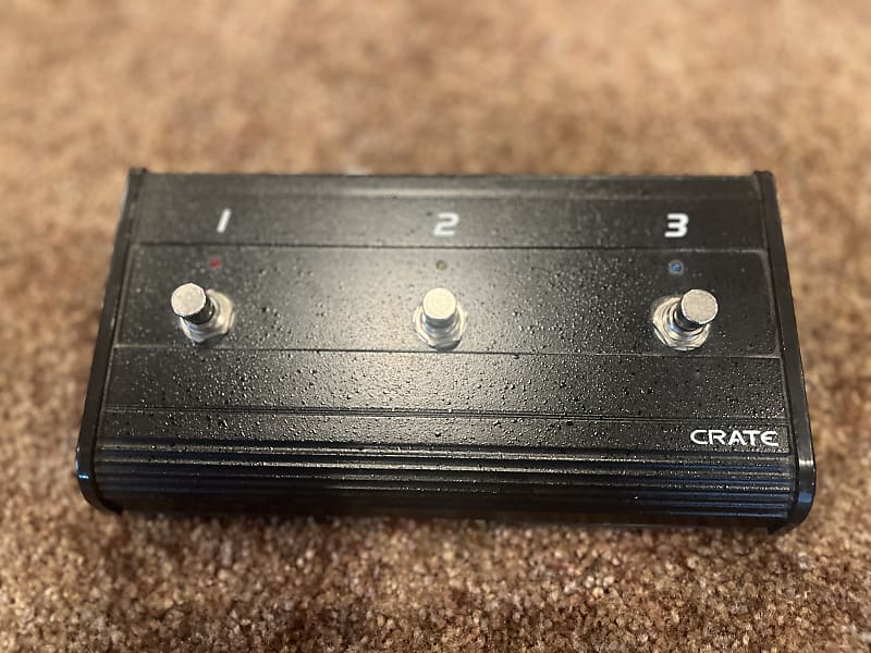 Crate CFP3 / 3 Button Footswitch 90s Black Reverb