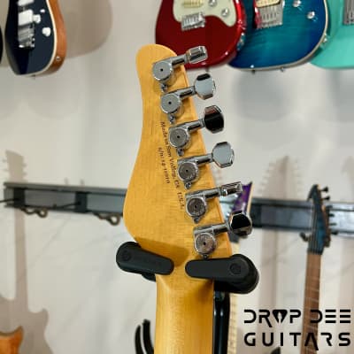 Schecter Custom Shop California Custom Pro Electric Guitar w/ Case-Black Pearl image 15
