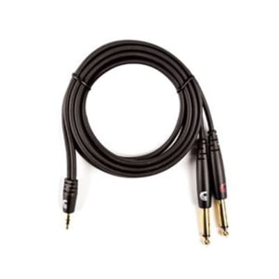 3.5mm Stereo male to Dual 1/4 6 Feet