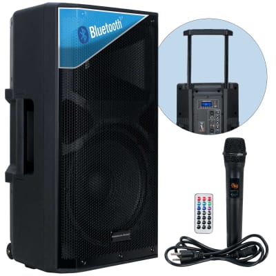 American Audio APX12 GO BT 12" Portable Battery Powered Bluetooth PA Speaker w Tote image 2