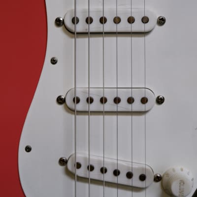 Keith Holland Custom S-ANS #1311 - Fiesta Red with Hard Case image 9