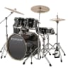 Ludwig Element Evolution Drum Set With Hardware & Zildjian ZBT Cymbals - 22" Bass Drum Configuration In Black Sparkle