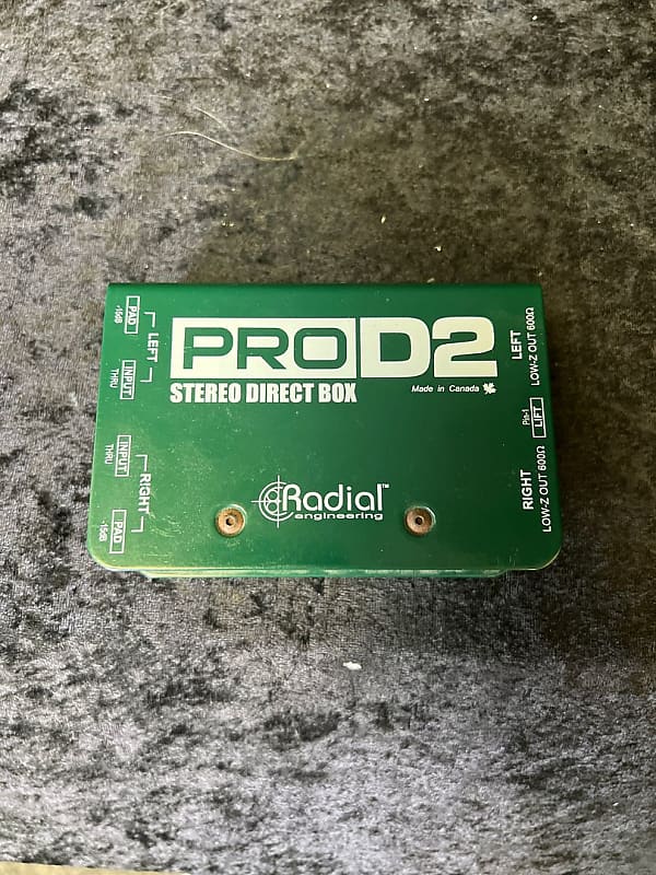 Radial Pro D2 DI Box Passive Direct Box (Nashville, | Reverb