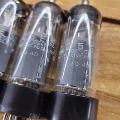 Matsushita 25E5 Vacuum Tube Quad Set image 4