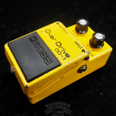1980 Boss OD-1 Overdrive MIJ Japan Vintage Effects Pedal w