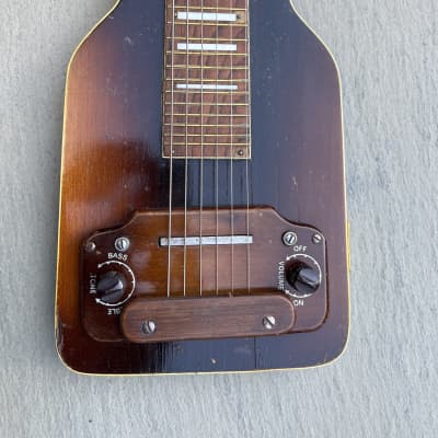 Kay Sherwood Deluxe 1950s 6 String Lap Steel Guitar w/Case image 10
