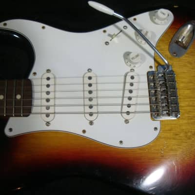 WR Custom Strat Korina Wood Guitar 3 Color Sunburst 2014 image 3