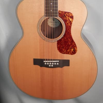 Guild BT-258E Deluxe 8-String Acoustic Electric Baritone Archback Solid Top Jumbo Natural Gloss new image 2