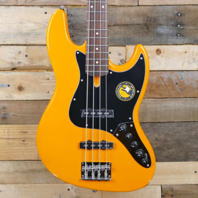 Sire Marcus Miller V3 4-string Jazz Bass Guitar 2022  - Orange - With Matching Headstock - Weight: 9lbs 12oz image 3