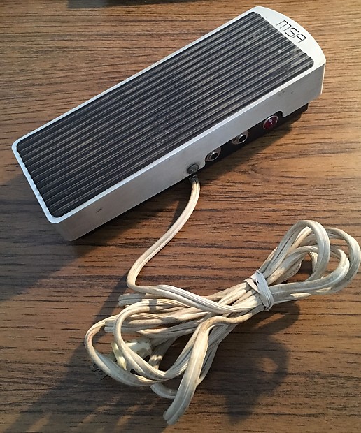 MSA Active Pedal Steel Guitar Volume Pedal Reverb