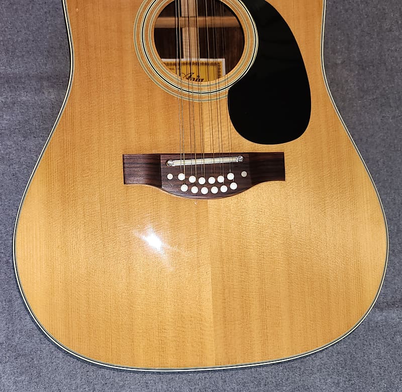 Vintage 1970's Aria Model 9414 12 String Acoustic Guitar w