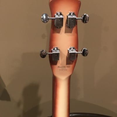 Lefty D’Anelectro Long Horn 2015 Brown Sunburst Gloss image 5