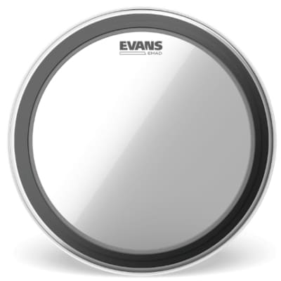 Evans BD16EMAD Clear Bass Drum Head, 16 Inch image 1