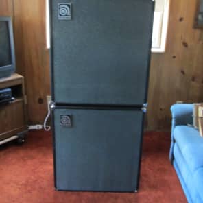 AMPEG V-4 Full Stack Head 2- 4x12 V-4 Cabinets, Dollies, Covers, Cables Rolling Stones Used These image 1