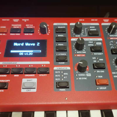 Nord Wave 2 61-Key 48-Voice Polyphonic Synthesizer 2022 - 2022 - Red