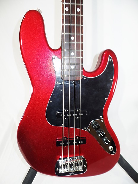 G&L USA JB Bass in Candy Apple Red Metallic & Hard Case #1592 image 1