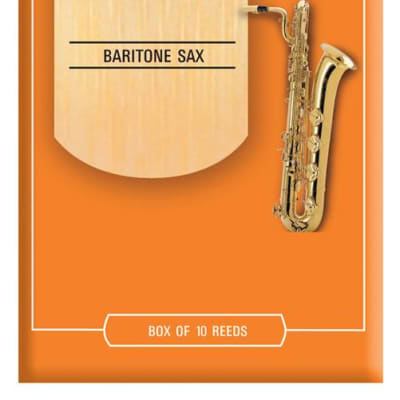 Rico Baritone Saxophone Reeds, Strength 1.5, 10-pack image 1