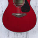 Yamaha FSX800C Concert Cutaway Acoustic Electric Guitar Solid Spruce Ruby Red