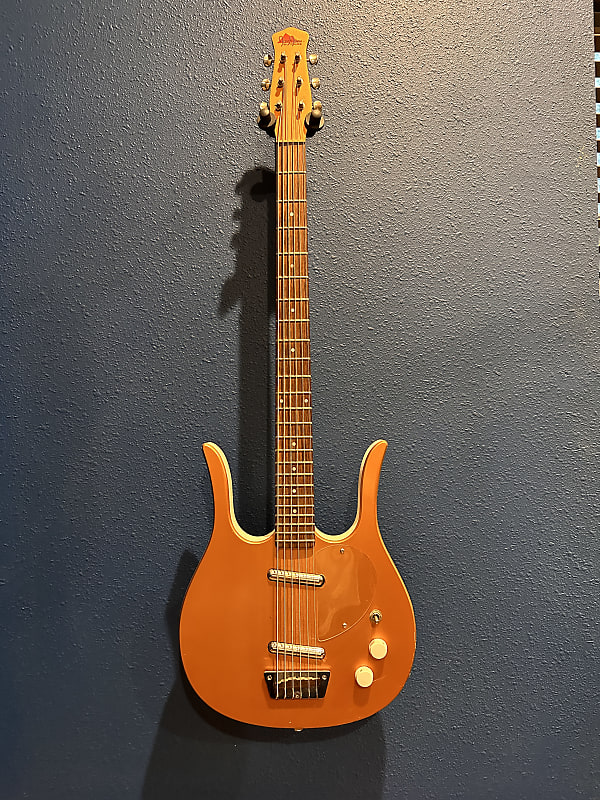 Jerry Jones Longhorn 1988-1990 Electric Guitar Bass - Beautiful Burnt Orange image 1
