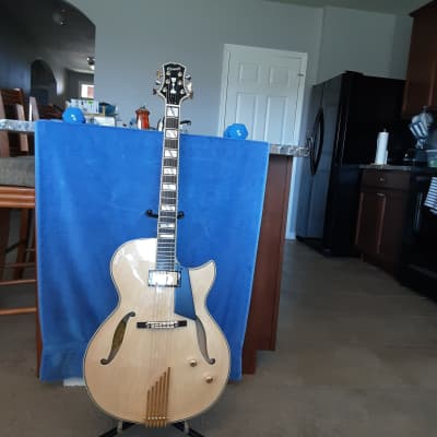 Conti Entrada 2023 Archtop Jazz Guitar-Natural for sale
