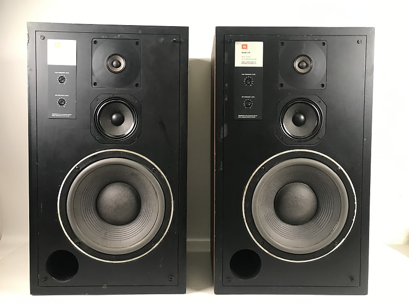 Immagine Vintage JBL L50 3-way Loudspeakers Matched Pair - 1