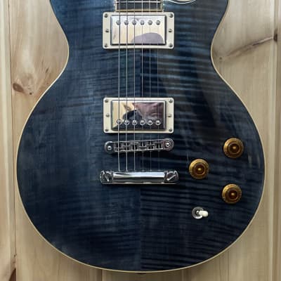 Gibson Les Paul Standard Double Cutaway Professional 2007 - Flame Top AA Translucent Blue w/OHSC for sale