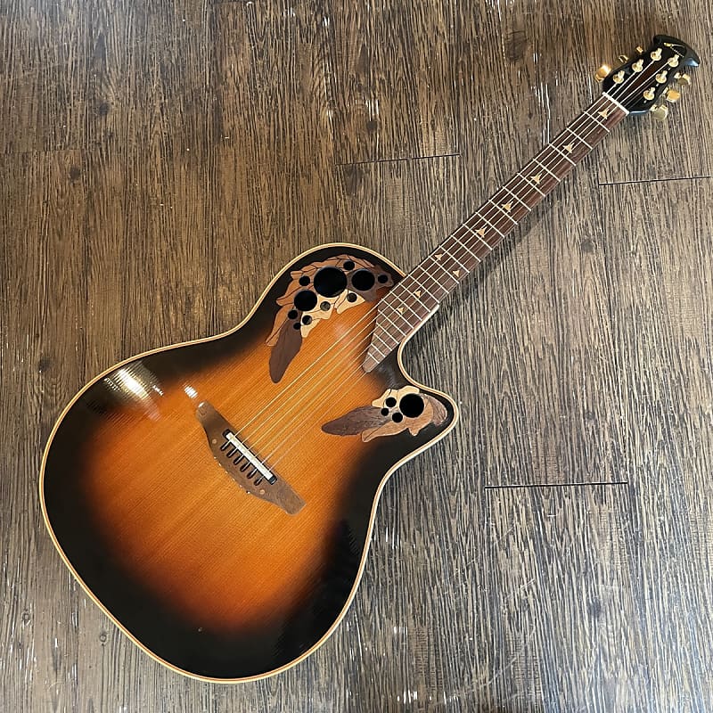 Ovation 1768 Elite Acoustic Electric Guitar Early 1990s - Sunburst