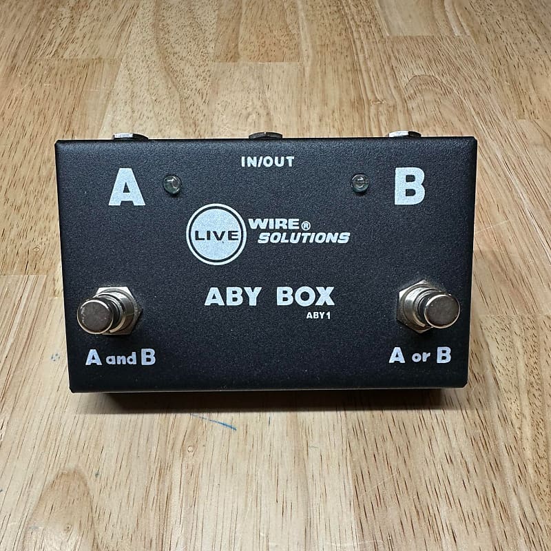 Live Wire Solution ABY Box Black Reverb