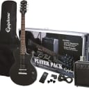 Epiphone Les Paul Electric Guitar Player Pack (Ebony)
