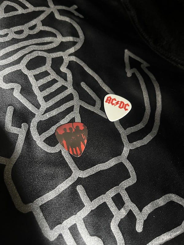 ⚡ Ac/dc rare Angus Young promo picks Pwr Up release 2020 set | Reverb