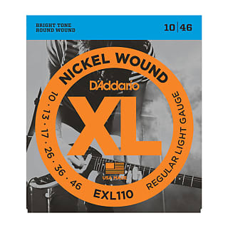 D'Addario XL Nickel Wound Regular Light Gauge Electric Guitar Strings image 1
