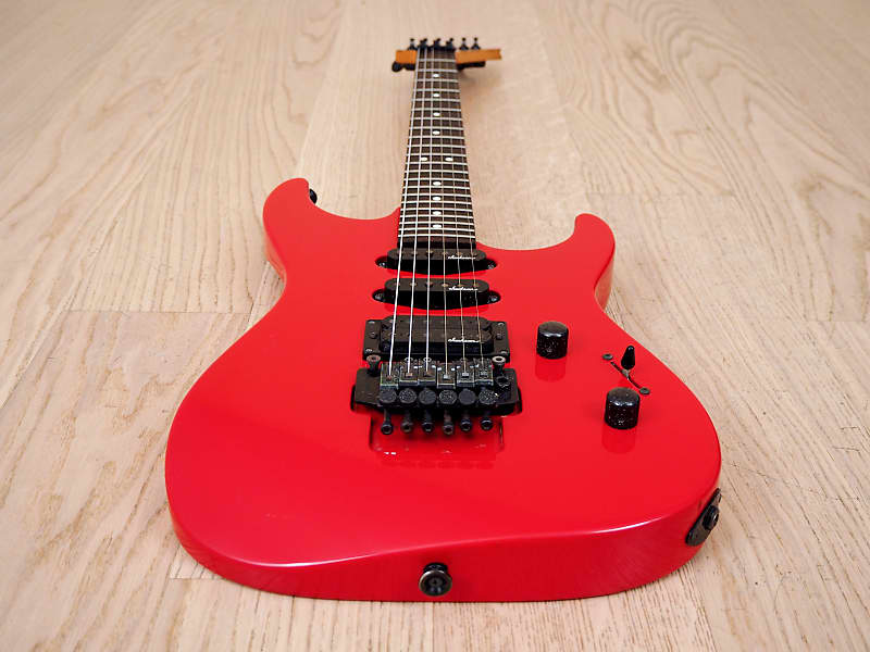 1990 Charvel by Jackson DK-065-SSH Electric Guitar Red Japan