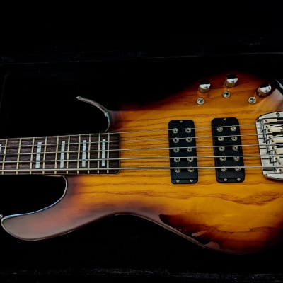 G&L Tribute Series L-2500 5-String Bass with Rosewood Fretboard 2010s - Tobacco Sunburst image 9