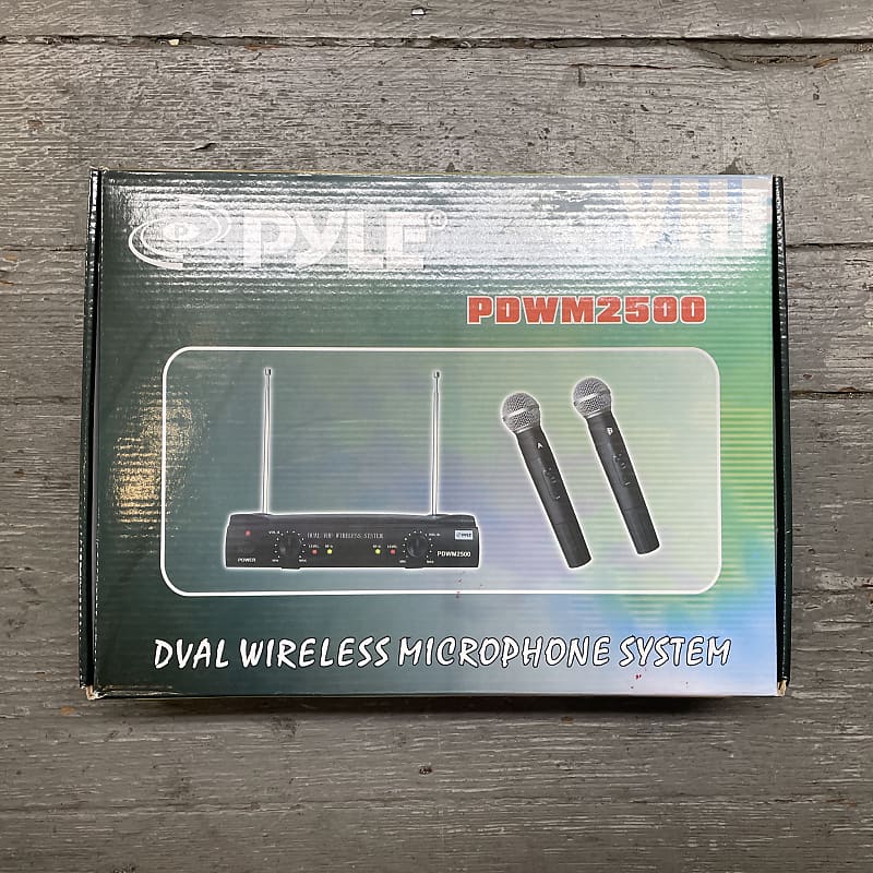 Pyle PDWM 2500 Dual VHF Wireless Microphone System