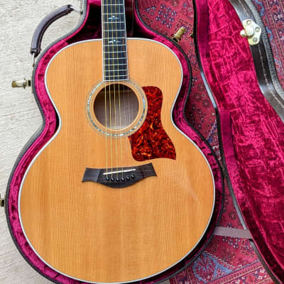Taylor 615 1997 Solid Maple Acoustic Jumbo Guitar(Gibson J200 killer) image 6
