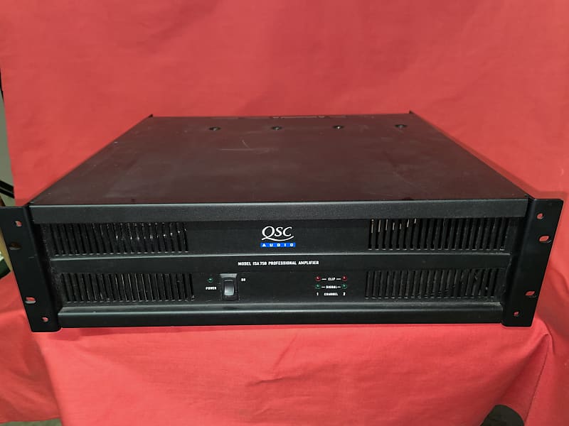 QSC ISA750 2-Channel Cinema Installation Power Amplifier Reverb