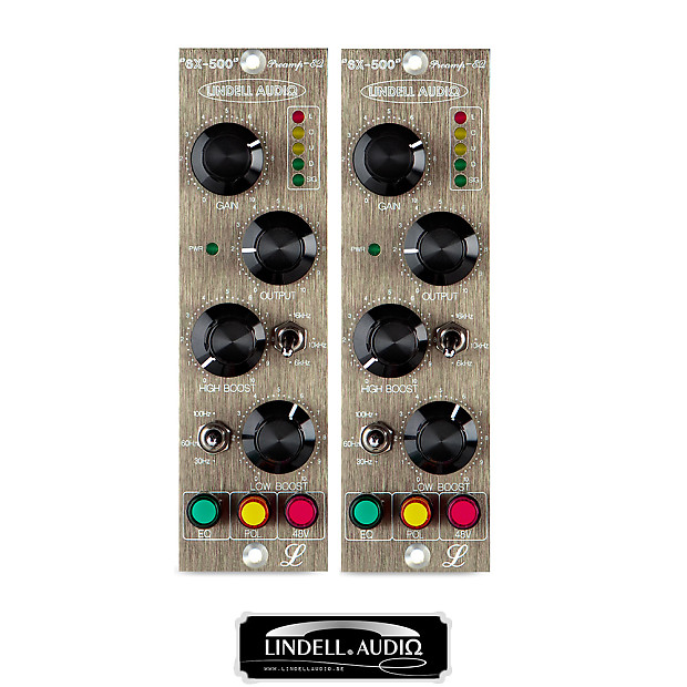 Lindell Audio 6X-500 Mic Pre EQ (Pair) | Reverb