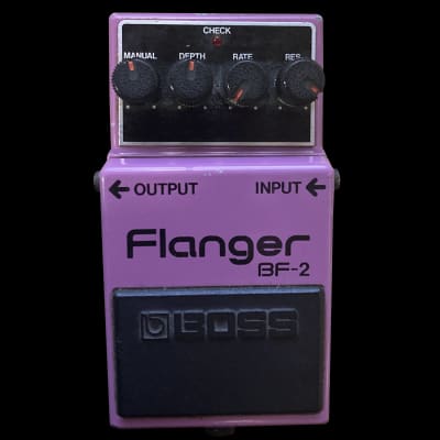 Boss BF-2 Flanger 1980-1984 (Black Label) Made In Japan | Reverb